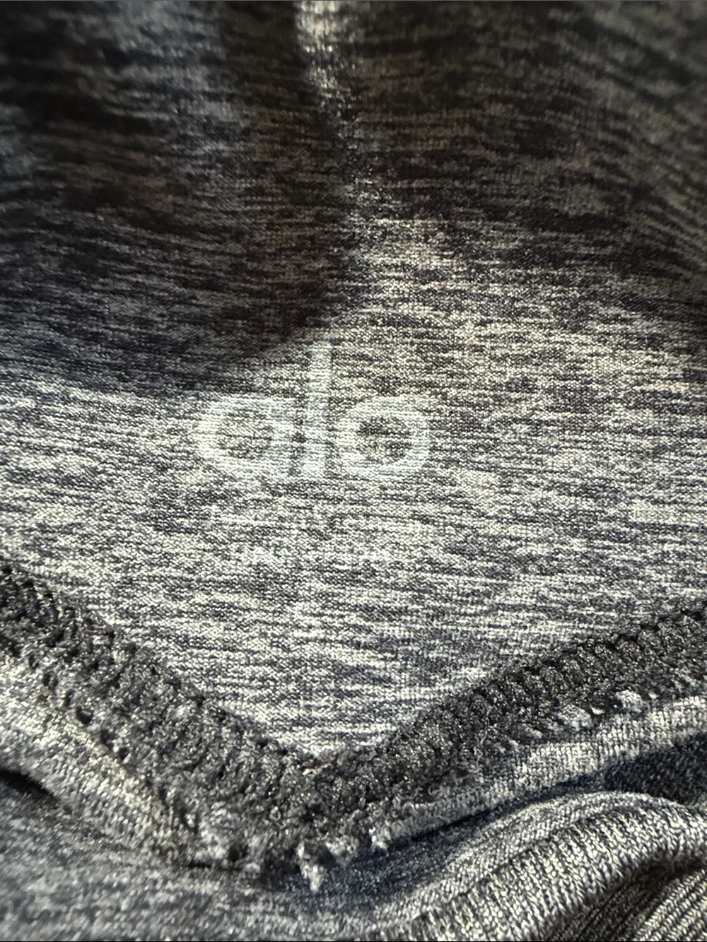 Alo Yoga Alosoft High Rise 24” 7/8 Leggings Sz Small Heather Black Grey